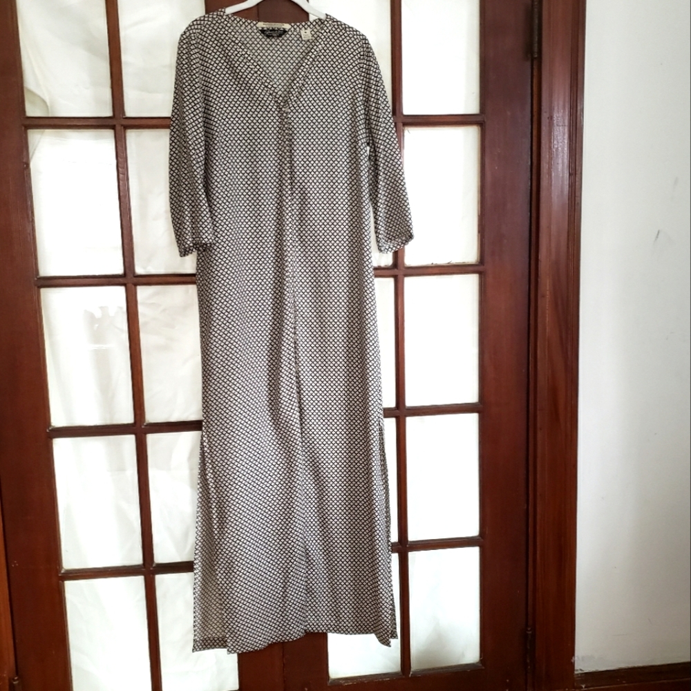 Maison Scotch tile print maxi dress